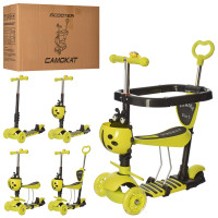 Самокат 5в1 iTrike Maxi JR 3-027-GR (green) Самокат 5в1 iTrike Maxi JR 3-027-GR (green)